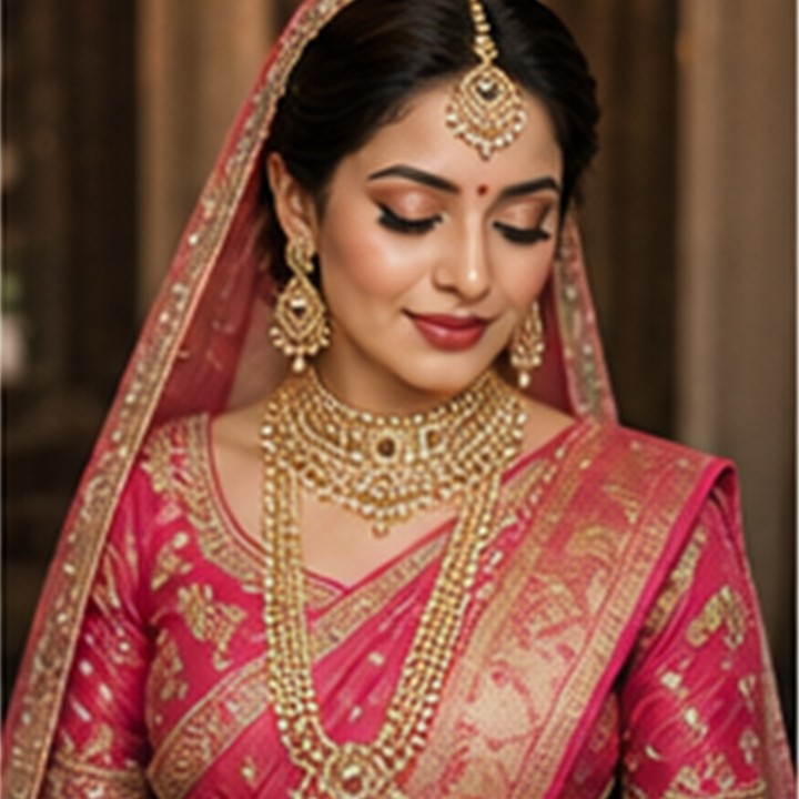Bridal makeup service