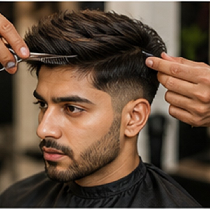 Men's haircut service